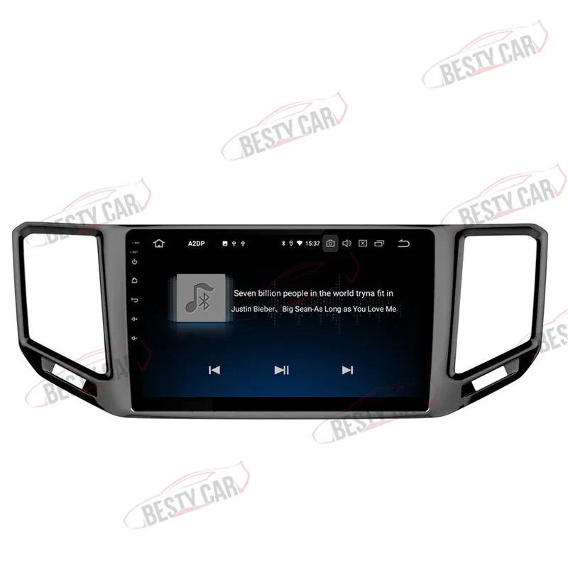 Best 10.1" Android 9.0 Car Multimedia Player Stereo GPS Navigation for VW Volksweagen Teramont 2017 2018 Head Unit Radio DSP 2.5D+IPS 4