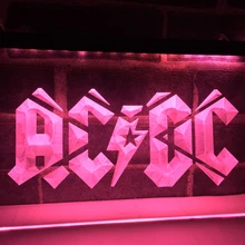 LF079-ACDC группа ACDC для музыкального бара клуб светодиодный неоновый свет вывеска домашний декор ремесла