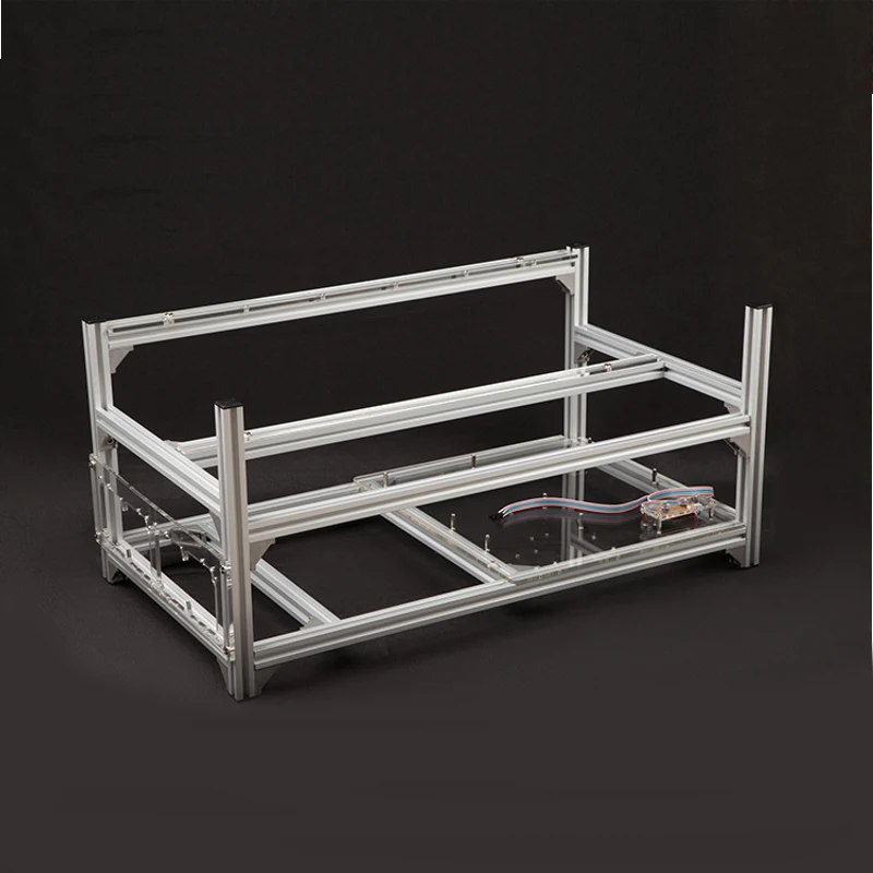 PC Computer Mining Case For 6 GPU Chassis Frame Support GTX 1080 ti 1070 1060 1050 P106 Graphics Video Card FAN 2 Power Supply PC Computer Mining Case For 6 GPU Chassis Frame Support GTX 1080 ti 1070 1060 1050 P106 Graphics Video Card FAN 2 Power Supply