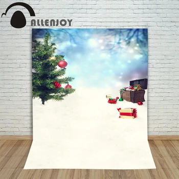 

Christmas children's photo background xmas Tree Carpet Gift Blur backdrop photography studio new year holiday lovely