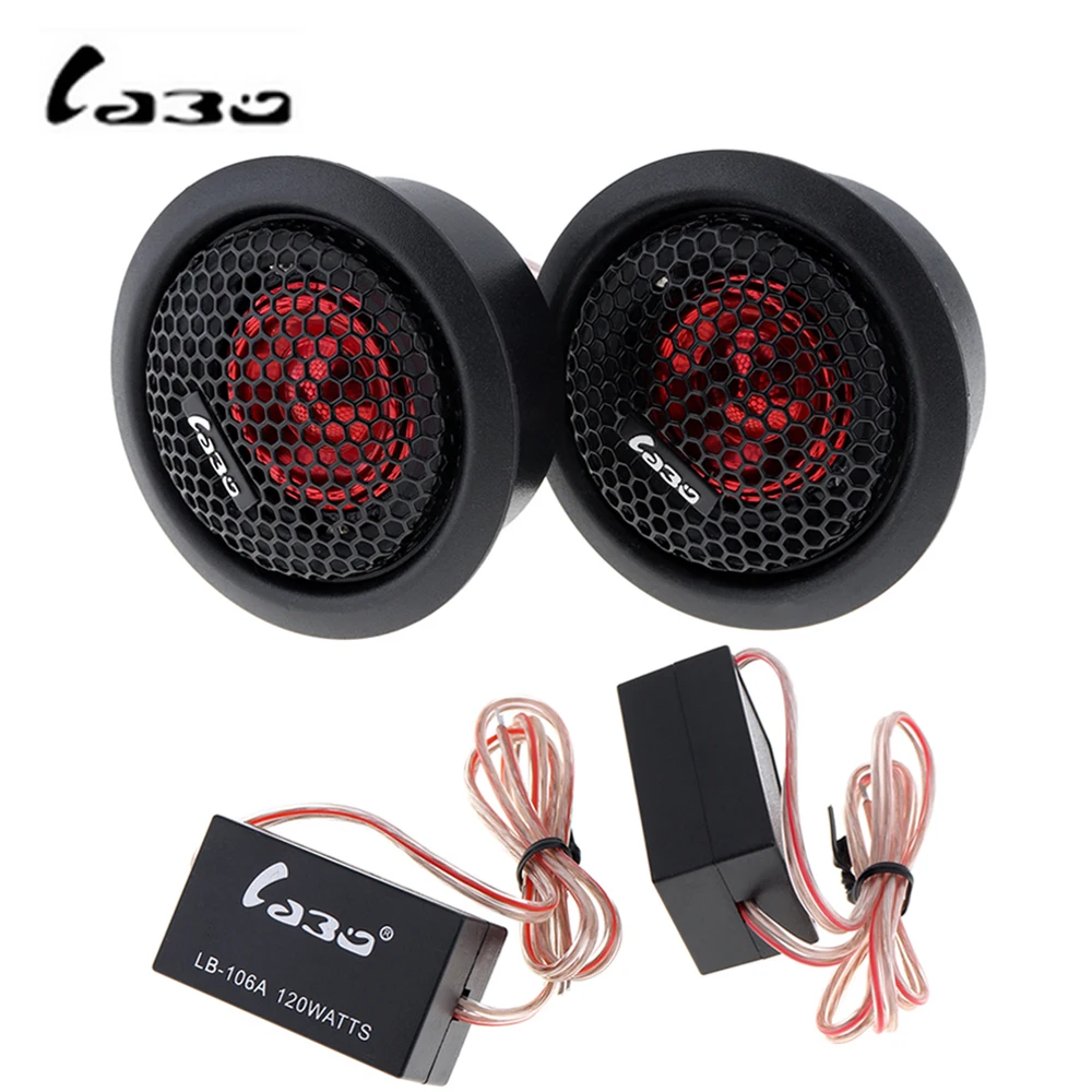 2pcs 120W font b Car b font Dome Tweeter Loud Speaker Automobile font b Audio b