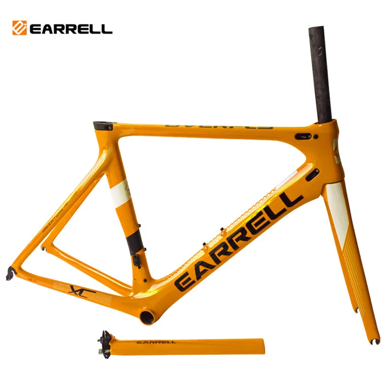EARRELL углеродного волокна велосипедная Рама Di2 велосипед кадровый карбоновый руль quadro carbono фиксированные передачи telaio carbonio аксессуары - Цвет: 4