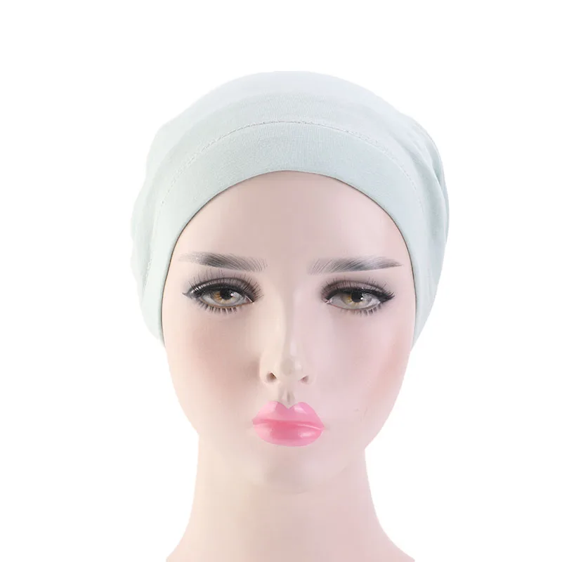 Women satin lining chemo cap elastic band night sleep cap Cancer Chemotherapy Chemo Beanies Cap Headwear Hair Accessories winter cap