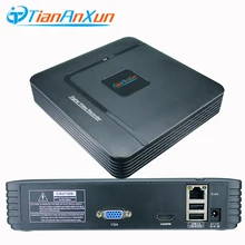 Tiananxun видеорегистратор для видеонаблюдения мини Nvr 1080P 4Ch 8Ch Onvif для ip-камер Cctv системы безопасности Xmeye
