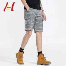 MANVALUE Летние Новые камуфляжные мужские шорты в европейском и американском стиле, мужские повседневные шорты с несколькими карманами