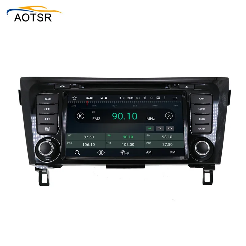 Cheap Android 8.0 Car GPS Radio Player for Nissan X-TRAIL Qashqai Dualis Rouge 2013-2017 Octa Core 4+32 BT Stereo Multimedia head unit 6