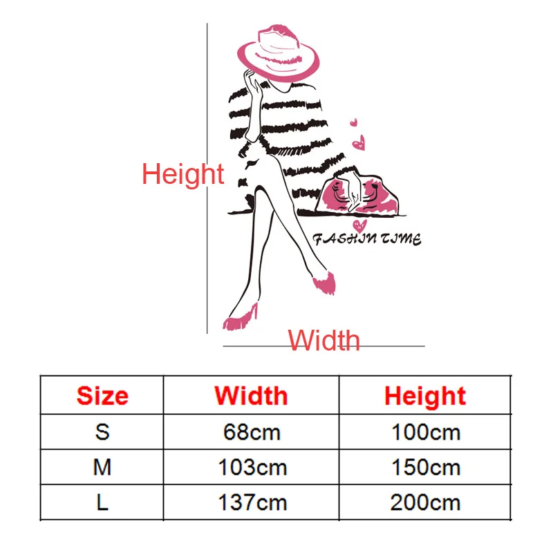 Модная одежда для девочек, дизайн шляп, акриловая Наклейка на стену s 3D наклейка для магазина одежды, для ногтей, настенное украшение для салона