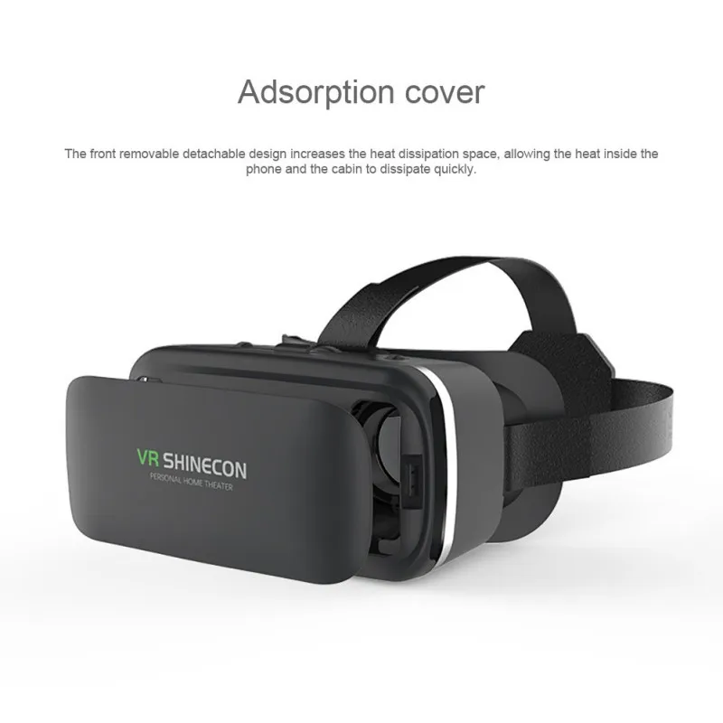 VR Shinecon 6th Generation 3D Senior VR Headset 3D VR Glasses VR Movie Glasses SC-G04 for 4.7-6 inch / Android WIN IOS system