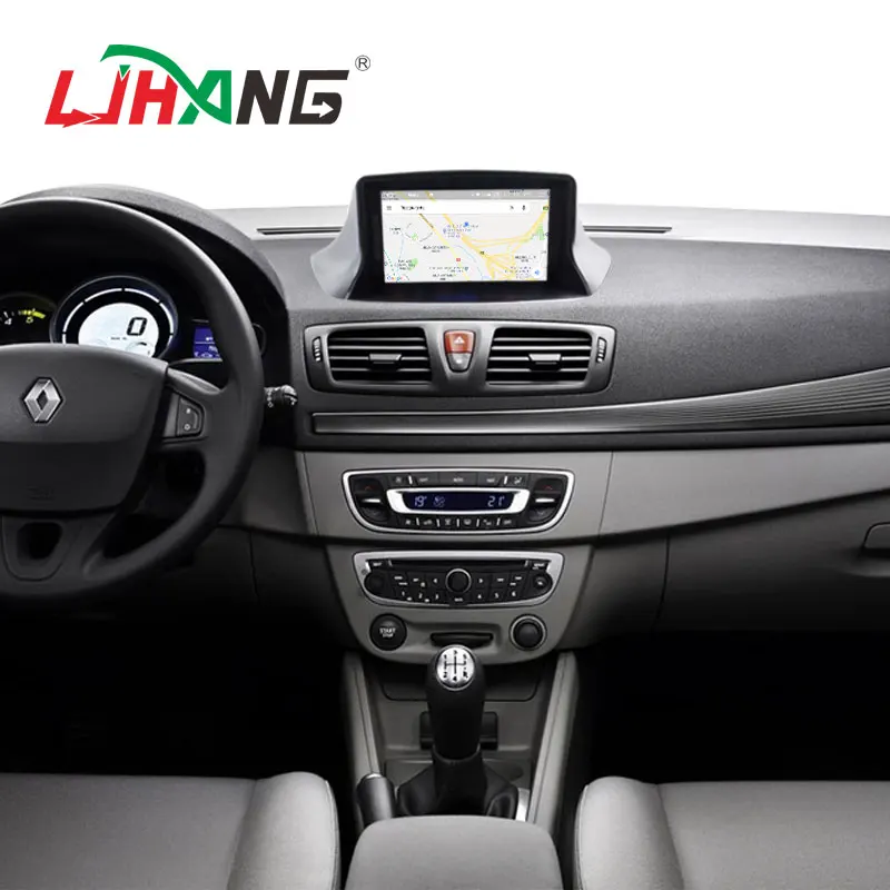 Flash Deal LJHANG 1 Din Car Radio Android 9.0 Car DVD Player For Renault Megane 3 Fluence 2009-2015 WIFI Multimedia GPS Navi Headunit Audio 5