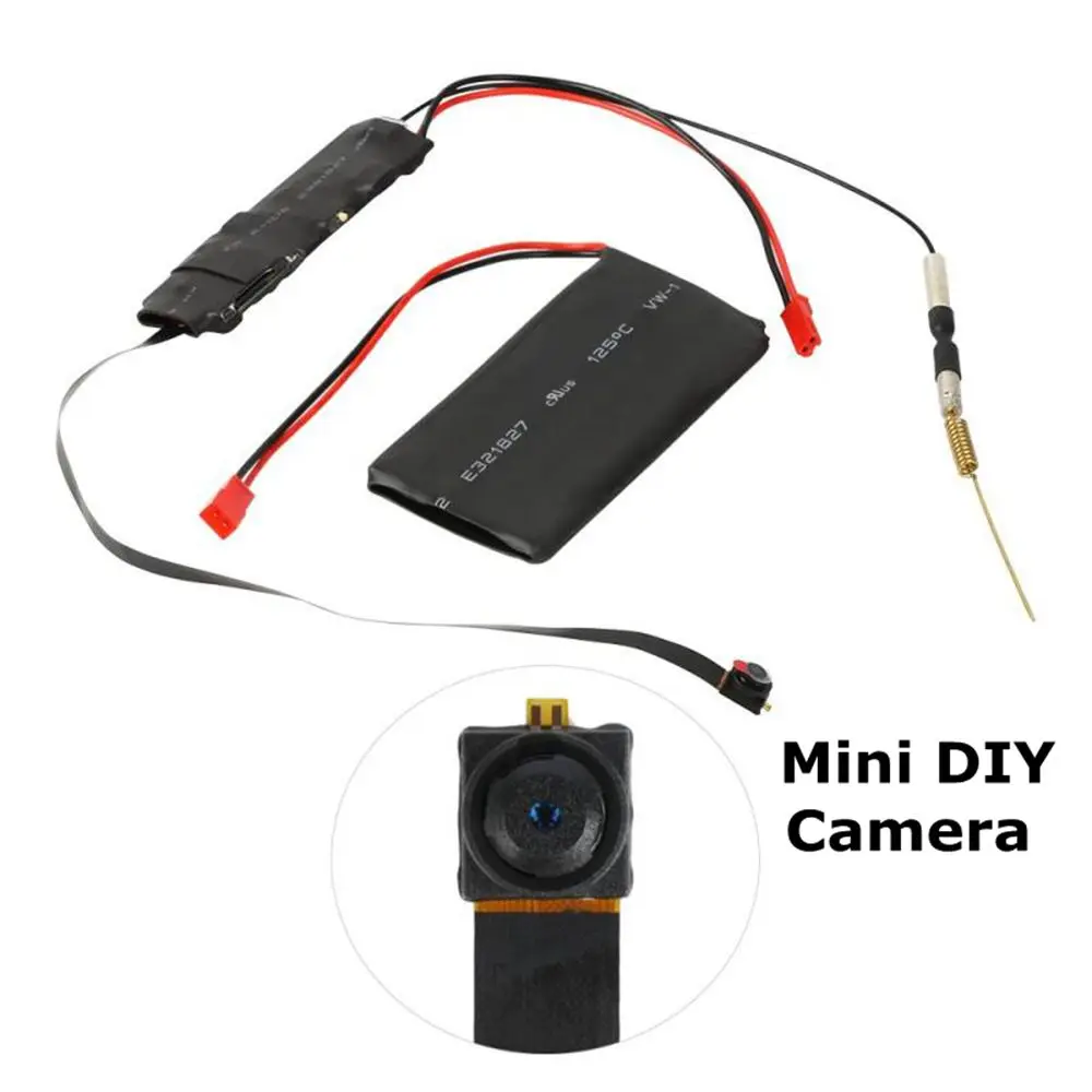 

Mini DIY Camera Wifi Camera Full HD 1080P Camcorder P2P Motion Detection Video Security with 2.4G RF Remote Control DIY Camera