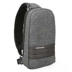 Kingsons Фанни Талии Мешок Для мужчин Повседневное груди Back Pack один сумка Для мужчин большой Посланник Crossbody Маленькая сумка KS3188W