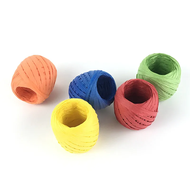 Multi Colored DIY Environmentally Friendly Paper String Green Twine 20