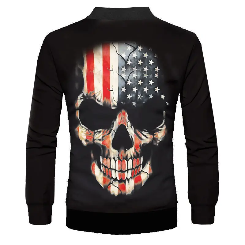 Cool 3D Skull Print Zipper College Jackets Men Women Streetwear Hip Hop Varsity Baseball Jackets Coats Custom Plus Size S-6XL (4)