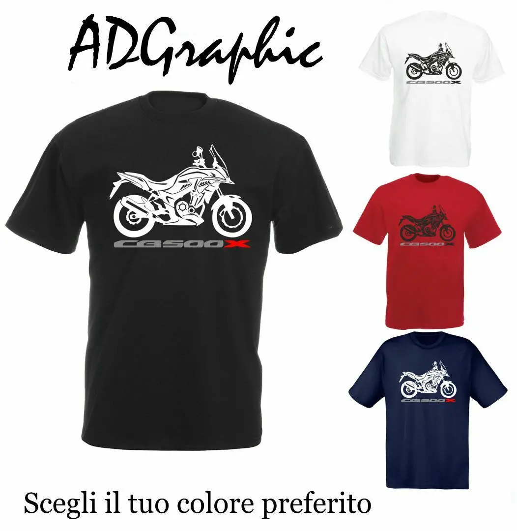 2019 Moda T-Shirt Cotone Moto Moto Hon Cb 500 X Cb500X Motorrad Tees