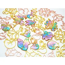 10 шт. Смарт лиса животное Подвеска Установка в открытую рамку УФ смолы ремесло ювелирных изделий