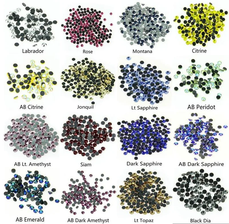 6*1440 шт = 6 пакетов/лот SS20(4,6-4,8 мм) AB Цвет DMC камни горячей фиксации Кристалл Стразы Массовая Цена свободные термостразы