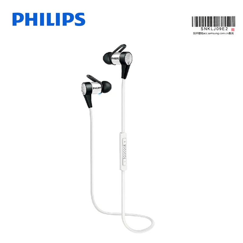 Оригинальный Philips спортивные наушники SHB5800 гарнитура с NFC Функция литиевых