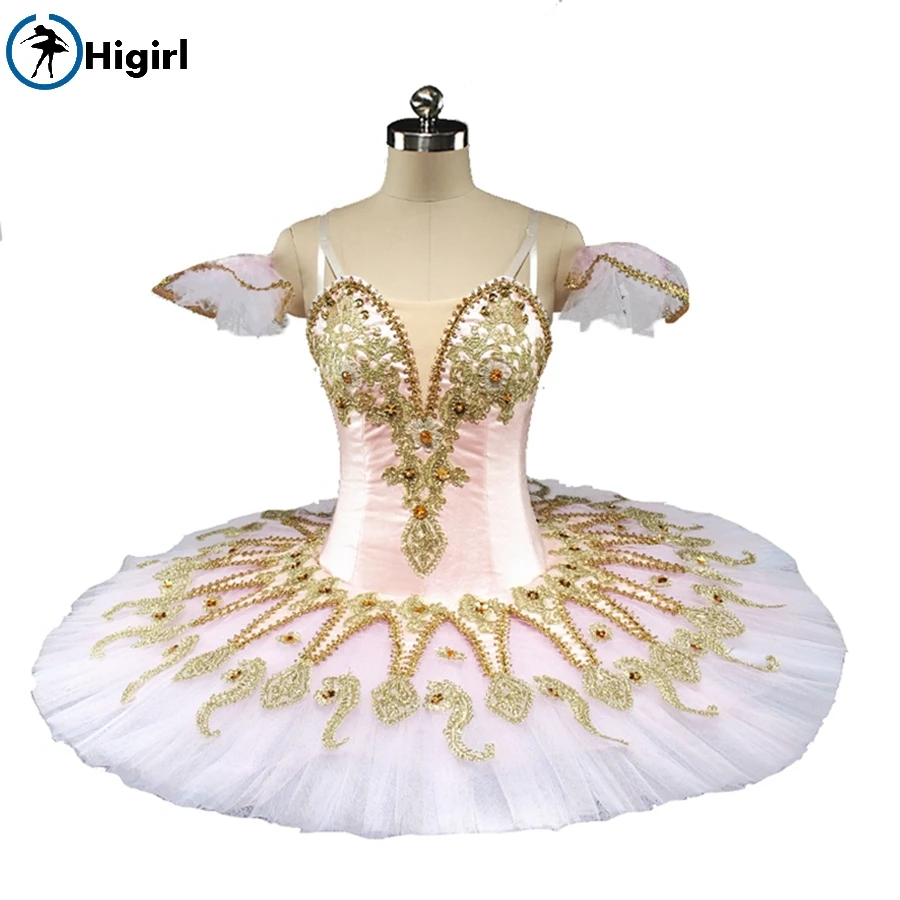 Pink Fairy Nutcracker Women Performance Professional Ballet Tutus Adult Doll Sleeping Beauty Classical Tutu Costumes BT9134