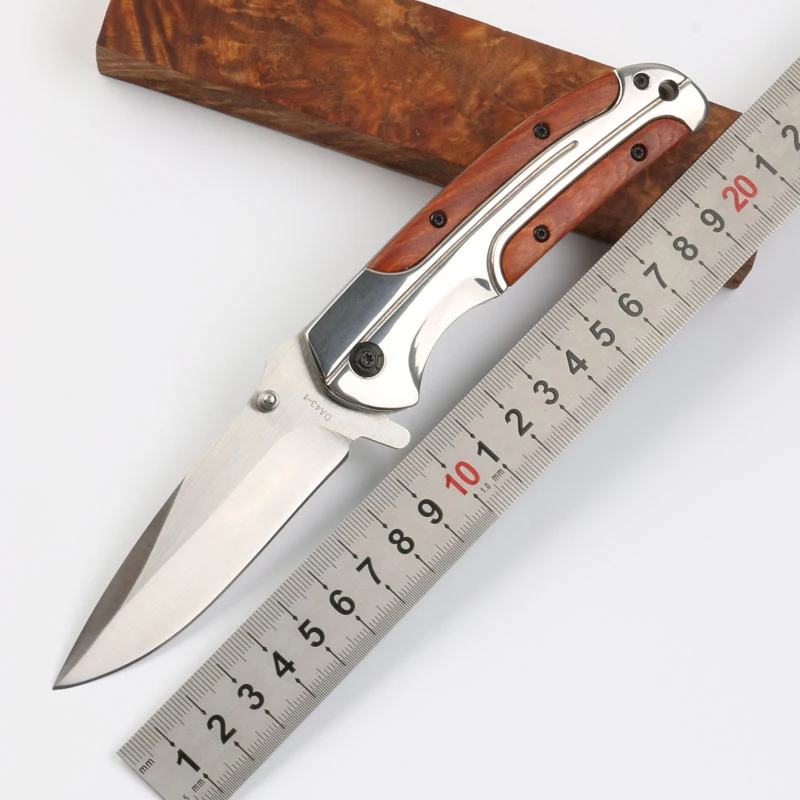 

Folding Knife Camping Tactical Hunting Pocket Survival Knife Outdoor silver