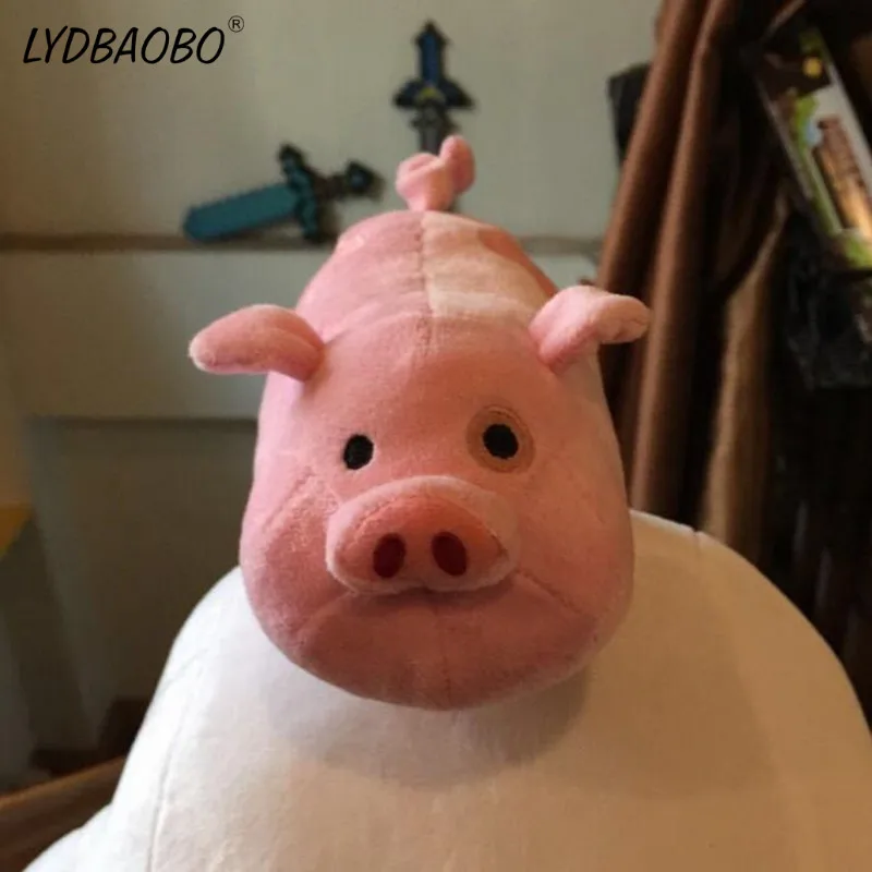 1pcs-16cm-Gravity-Falls-Pink-Pig-Waddles-Plush-Toy-stuffed-animals-lovely-fat-pink-pig-Best (3)