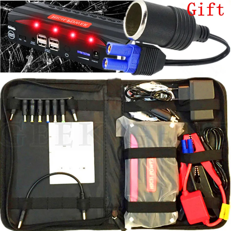 

2019 Car starter Battery Jump starer power bank Starting Device Booster Buster Charger For Car Battery LED SoS ligher