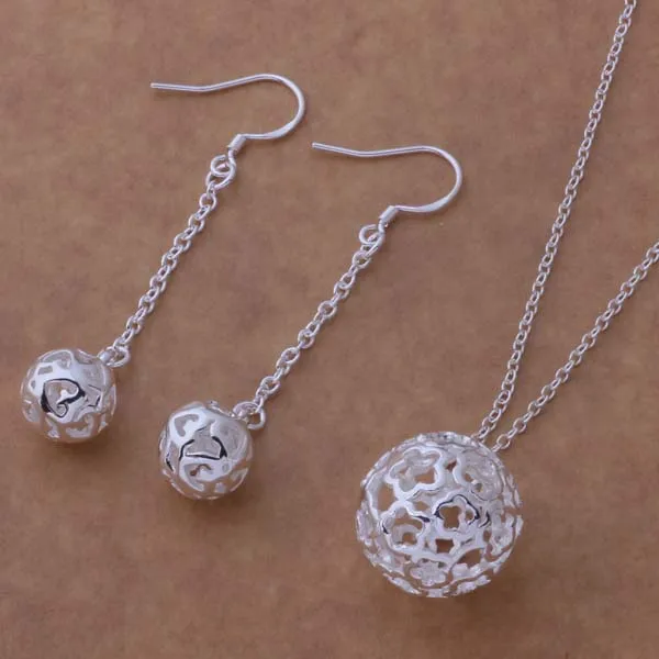 

AS227 Hot 925 Jewelry Systems Earring 318 + Necklace 338 / blnakcua ajnajaua