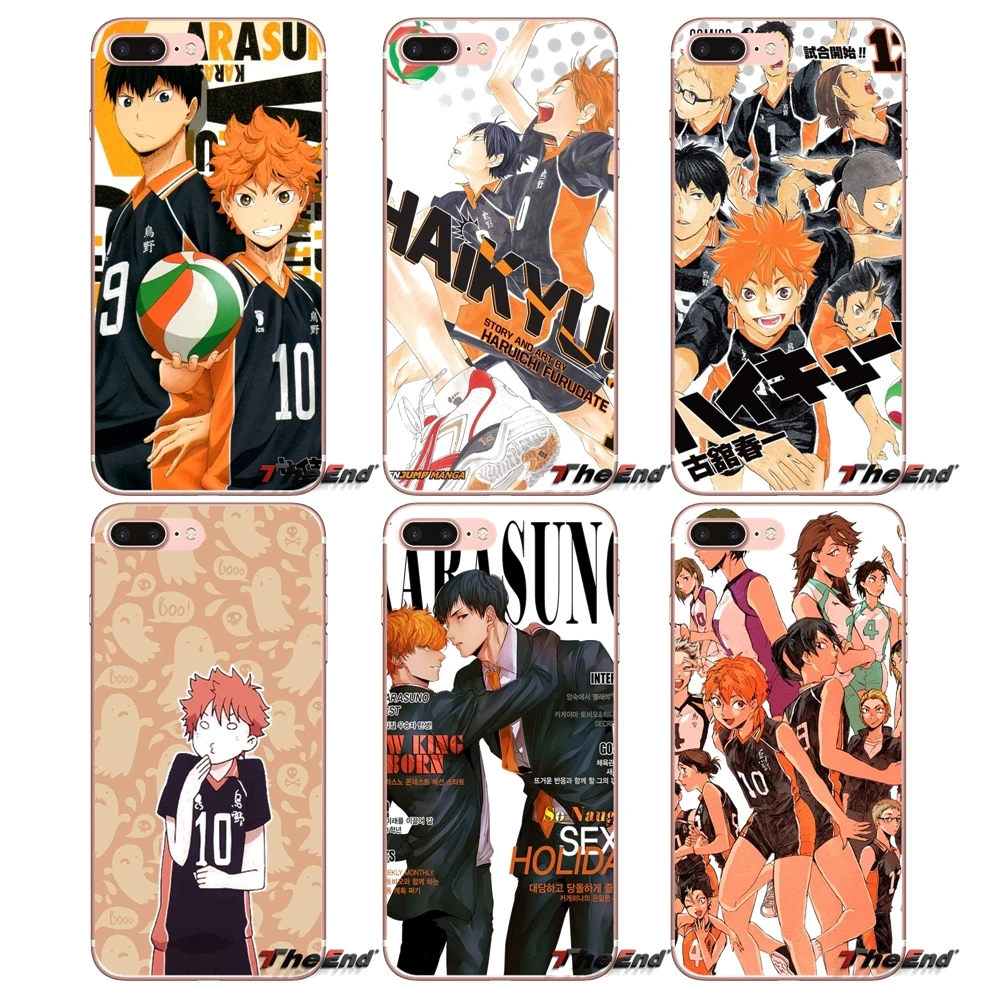 

For Xiaomi Redmi 4 3 3S Pro Mi3 Mi4 Mi4i Mi4C Mi5 Mi5S Mi Max Note 2 3 4 Cover Coque Haikyuu!! Anime Manga Volleyball Soft Case