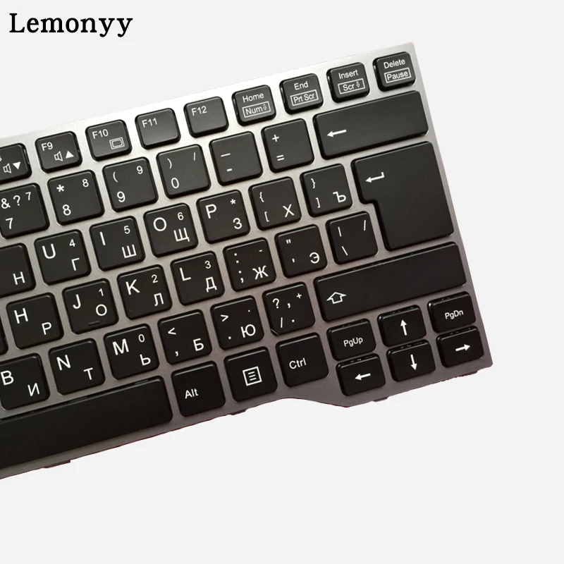  New RU keyboard FOR Fujitsu Lifebook E733 E734 E743 E744 keyboard Backlit Russian laptop keyboard