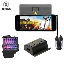 Sovawin G1X Plug and Play PUBG мобильный геймпад игровая клавиатура мышь Android телефон к ПК адаптер конвертер для iPhone