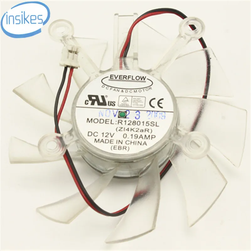 

Original R128015SL (Z14K2aR) DC 12V 0.19A CPU Laptop Blower Cooling 2Pin Replacement EN9600GSO EN9600GT EAH3850 7515 75*75*15mm