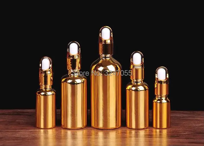 20 шт./лот 10ml20ml30ml50ml100ml крышка корзины бутылка эфирного масла стеклянный Золотой