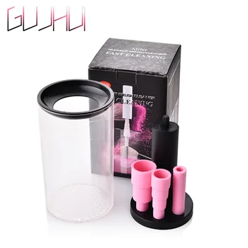 

GUJHUI Professional Electric Makeup Brush Cleaner & Dryer Machine Set Make Up Brushes Automatic Rotation Washing Cleaning Tool