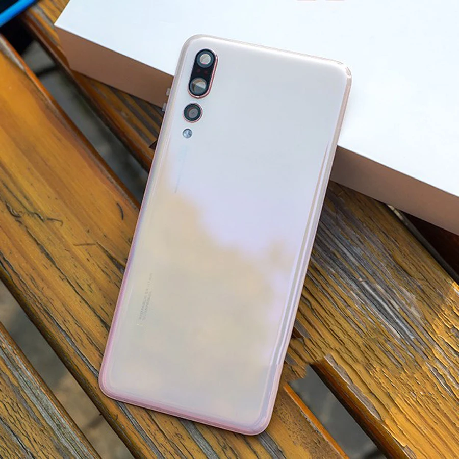 100% оригинальное стекло для Huawei P20 PRO задняя крышка батарейного отсека корпус