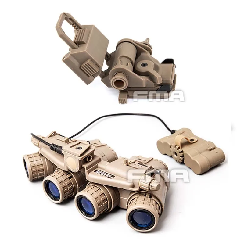 Тактический шлем для страйкбола FMA GPNVG 18 модель NVG с ночным видением + пластиковое