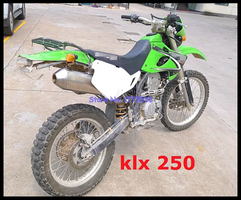 1 шт. из нержавеющей стали KLX250 01-09 10-16 глушитель для внедорожных мотоциклов для KLX250 без шнуровки глушитель для мотоцикла