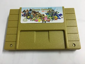 

Super 68 in 1 Game Cartridge for S-N-E-S 16-Bit Multicart NTSC Super S-N-E-S USA Version((25 games Can Battery Save)