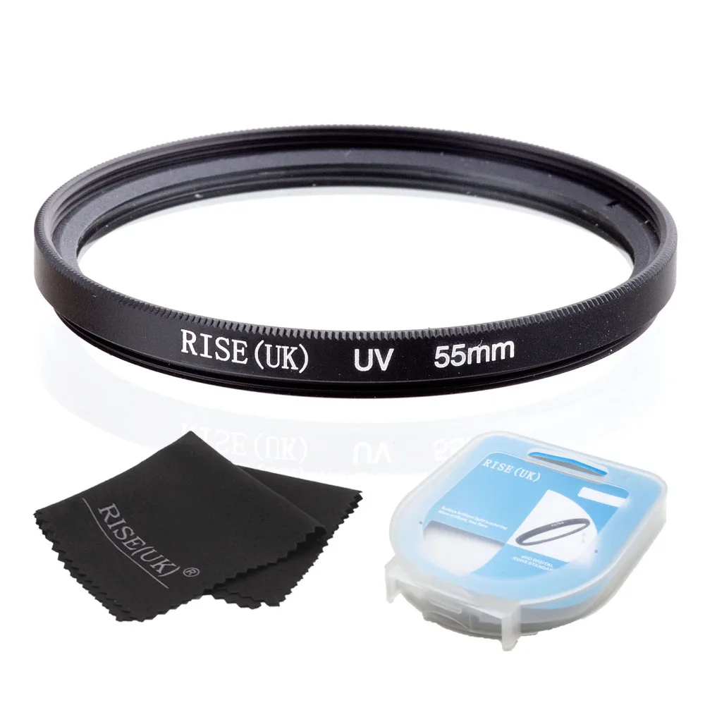 55mm Ultra Violet UV lens Filter Protector+box for Nikon Canon Sony