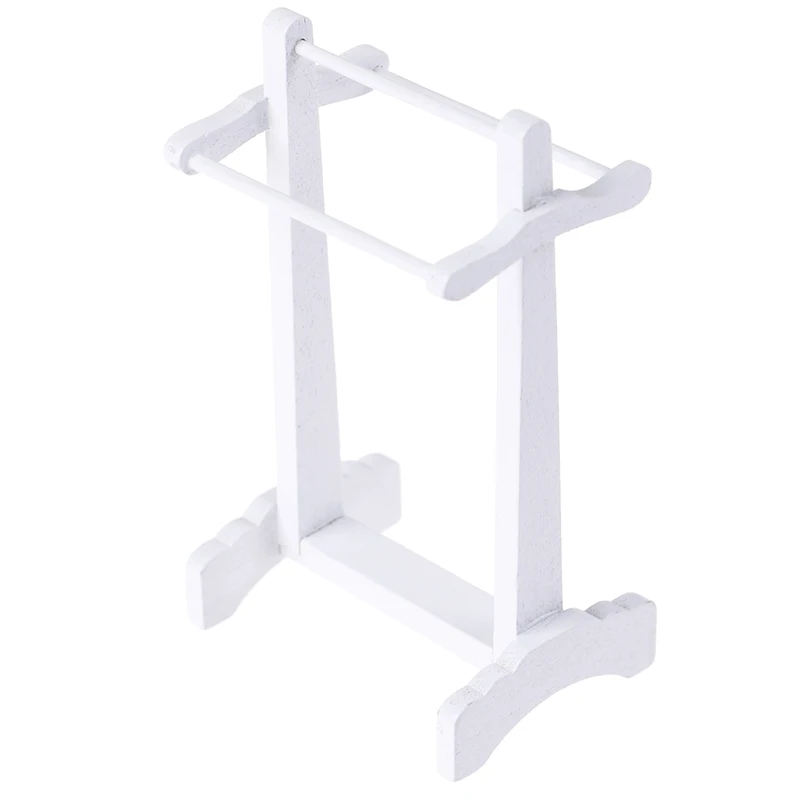 

Dollhouse Miniature 1:12 Doll House Accessories Towel Rack House Accessories