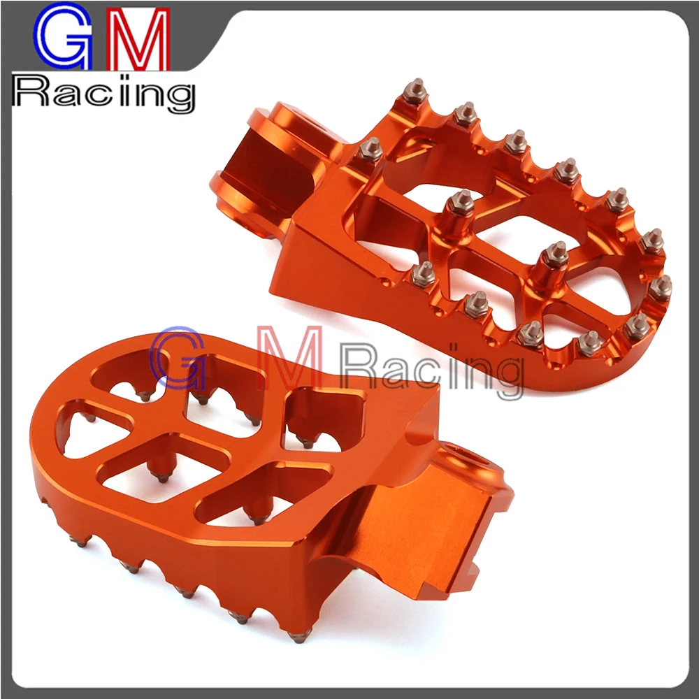 Motorcycle MX CNC Footpegs Foot pegs Rest Pedals For KTM ENDURO SMC SUPER MOTO ADVENTURE 690 950 990 1050 1090 1190 1290 | Автомобили и