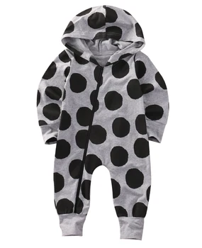 

Newborn Infant Baby Boys Girls Romper Hooded Jumpsuit Clothes Outfits