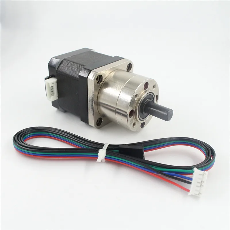 free-shipping-4-lead-Nema17-Stepper-Motor-42-motor-Extruder-Gear-Stepper-Motor-Ratio-5-1 (3)