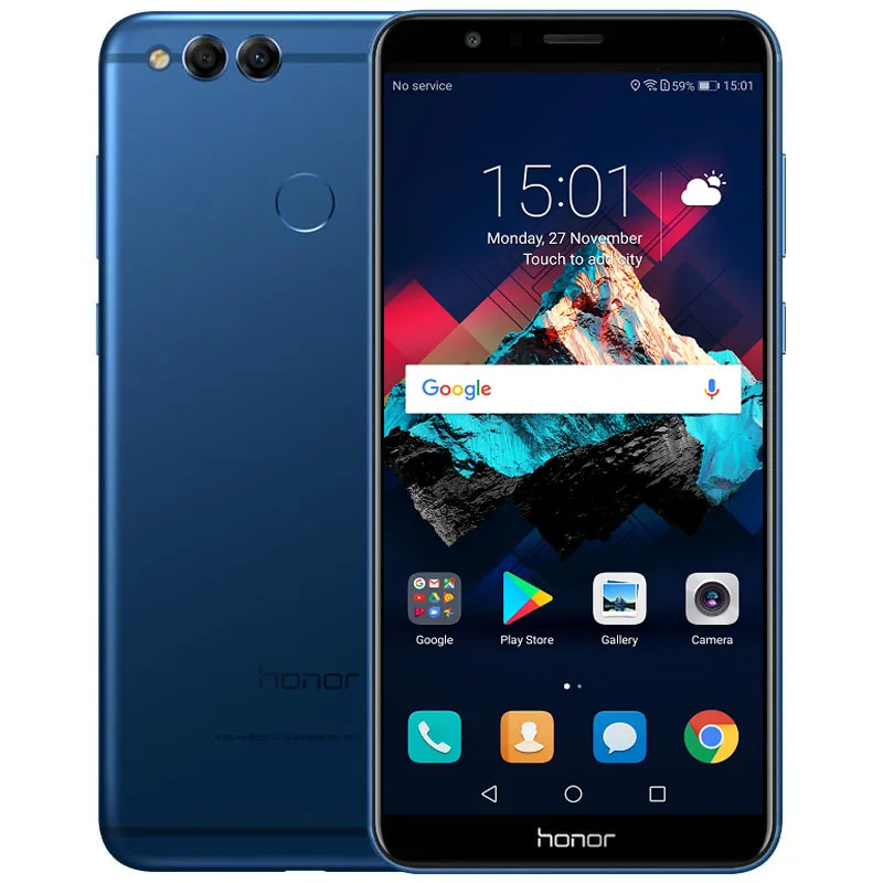 Huawei Honor 7X4 GB 32 5 93 &quotполный экран OTA обновление мобильный телефон Восьмиядерный две