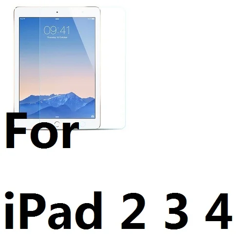 2.5D изогнутые закаленное Стекло Экран протектор для iPad 234 iPad Mini 1234 iPad Air 1 2 Pro 10,5 дюйма iPad 9,7 Mini - Цвет: For iPad 2 3 4