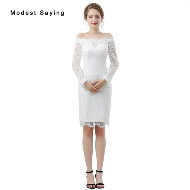 Lace Wedding Short Reception Dress