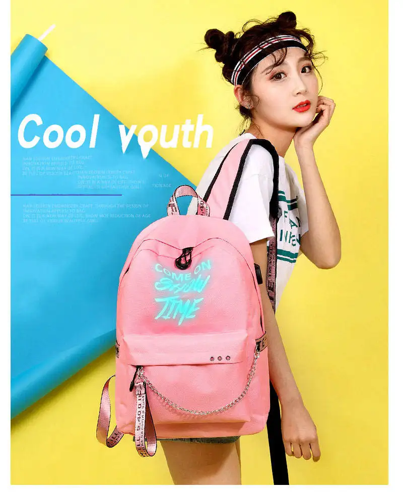 Women's Backpack School Bag for Teenage Girls New Waterproof Nylon a bag Travel Soulder Bags Female Preppy Style Knapsack
