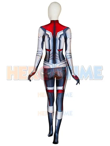 High Quality Avengers 4 Cosplay Costumes Female 3D Print Spandex Avengers Endgame film Quantum Realm Team Bodysuits for woman