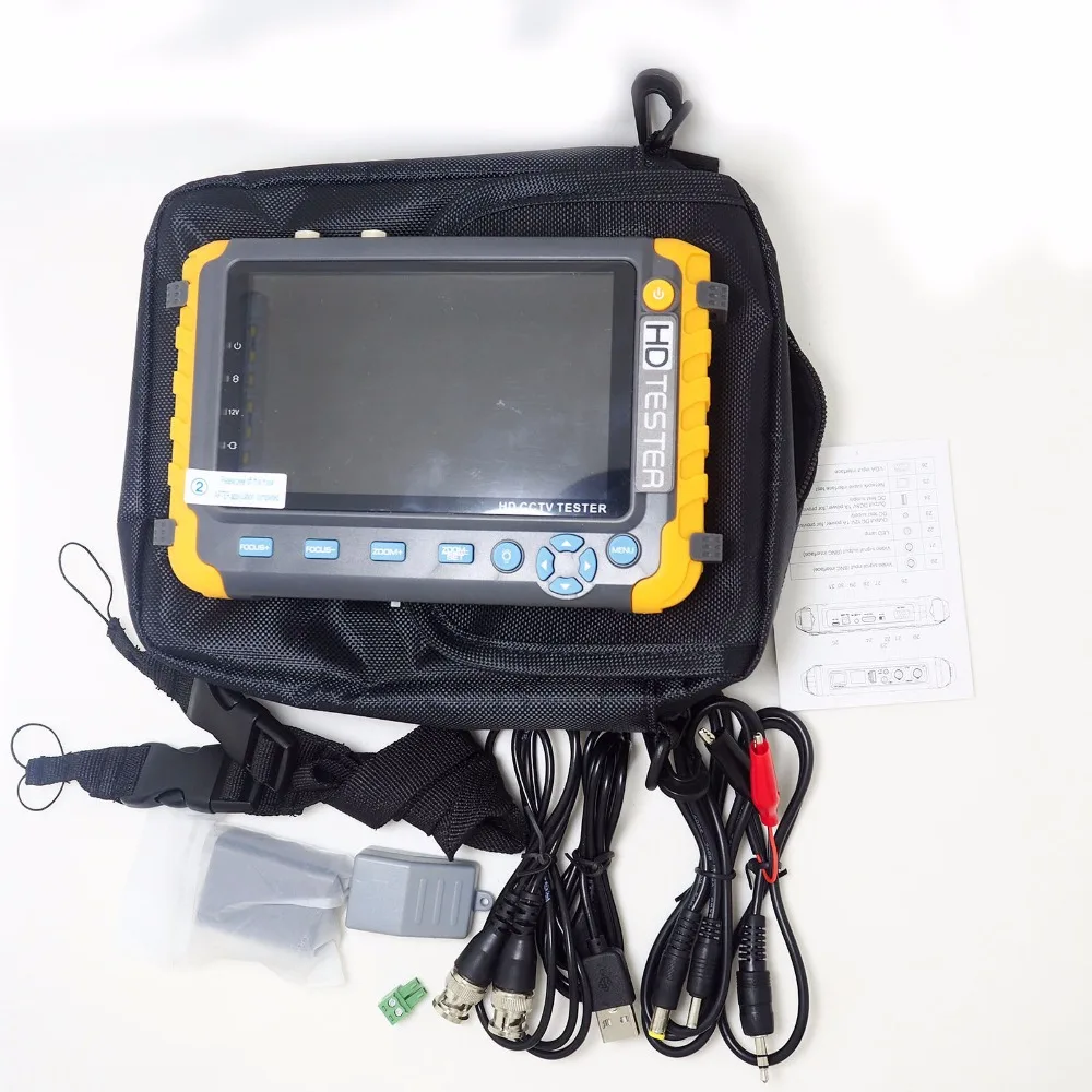  5 Inch TFT LCD 1080P 5MP 4 IN 1 TVI AHD CVI Analog CCTV Tester Security Camera Tester Monitor VGA H - 32903964291