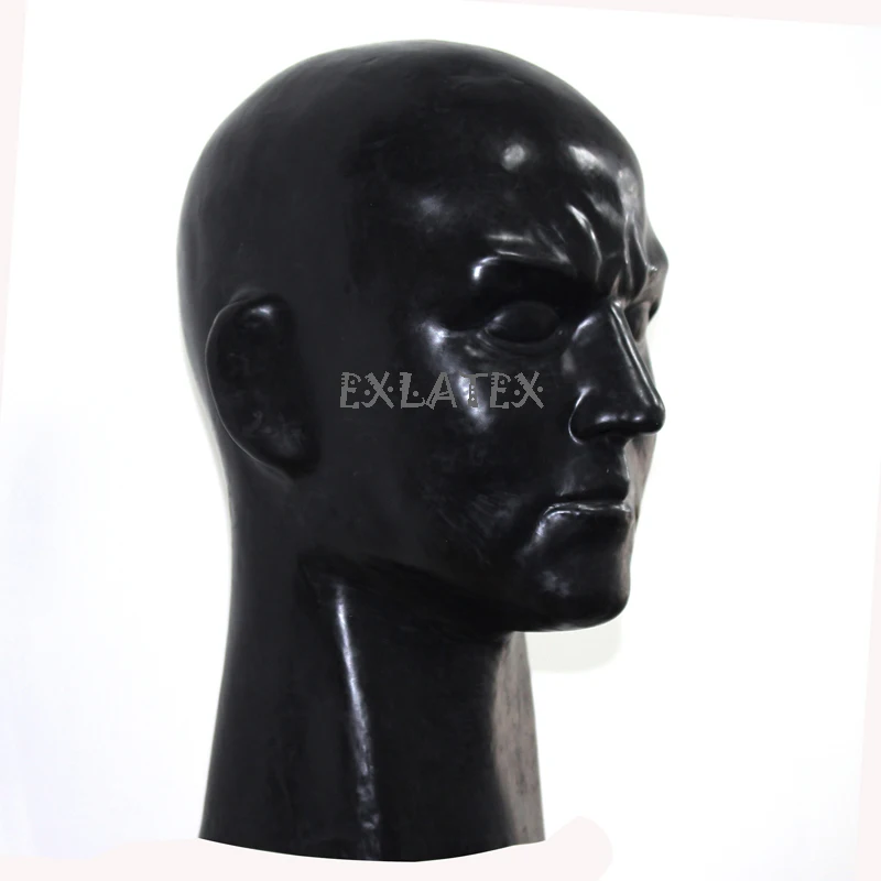 Латекс маски из латекса Capuz латексные секс-куклы тяжелый резиновый капюшон аниме косплей маска Мужская анатомическая красота маска с носовыми отверстиями фетиш-маска