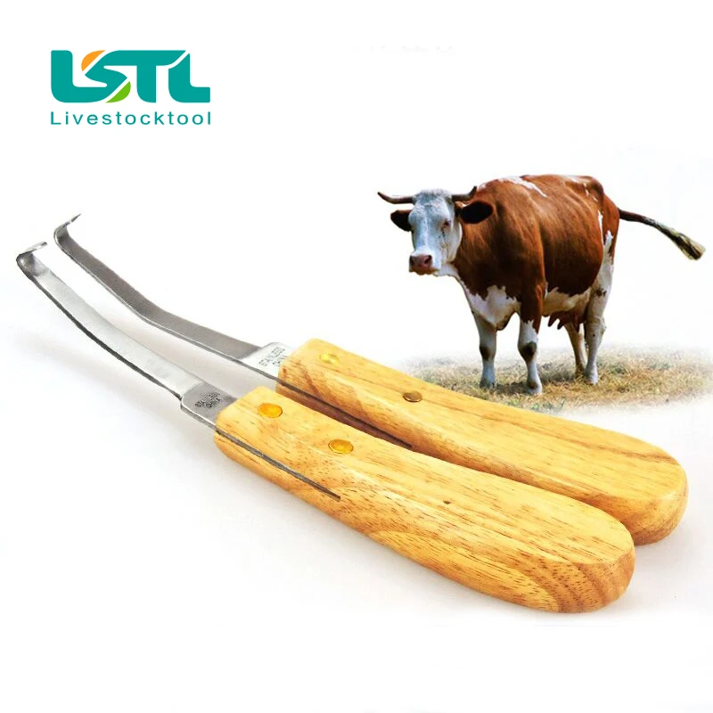 2 pieces/set Cattle Horse Hoof Knife Scissors Right Double Edge Goat