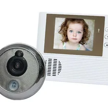 Mountainone 2.8 дюймов ЖК-цифровой Дверь Камера Дверные звонки глазок двери глаз охранных Камера Cam дверной звонок